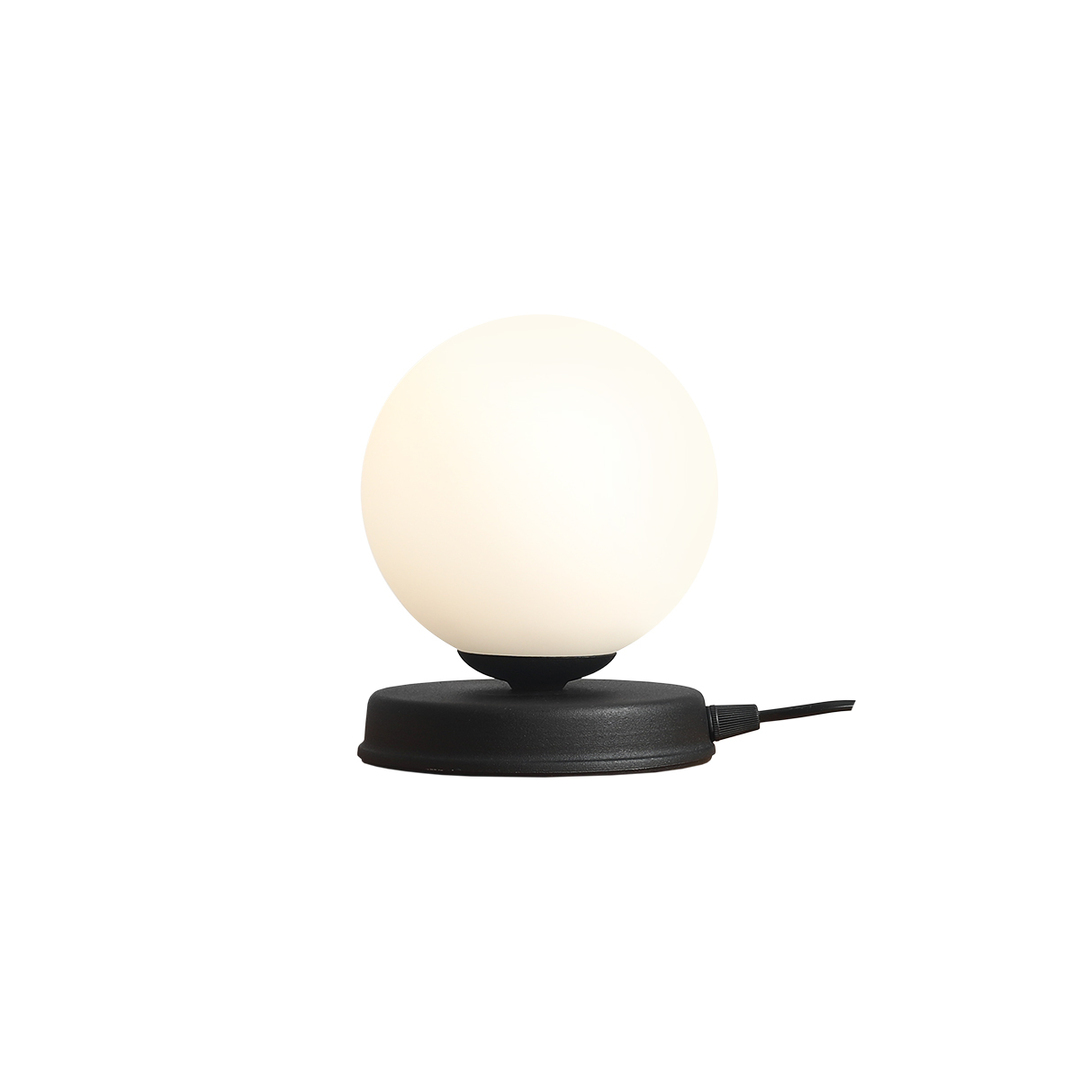 Desk Lamp Aldex Ball Black S 14 cm Metal E14 1076B1_S