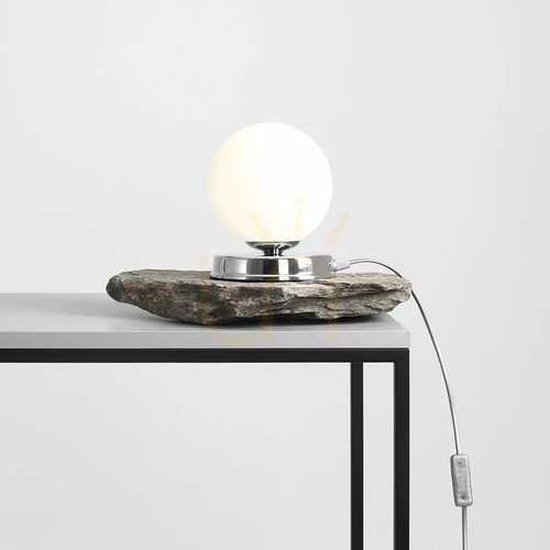 Check Desk Lamp Aldex Ball Chrome S Metal E14 14 cm 1076B4_S