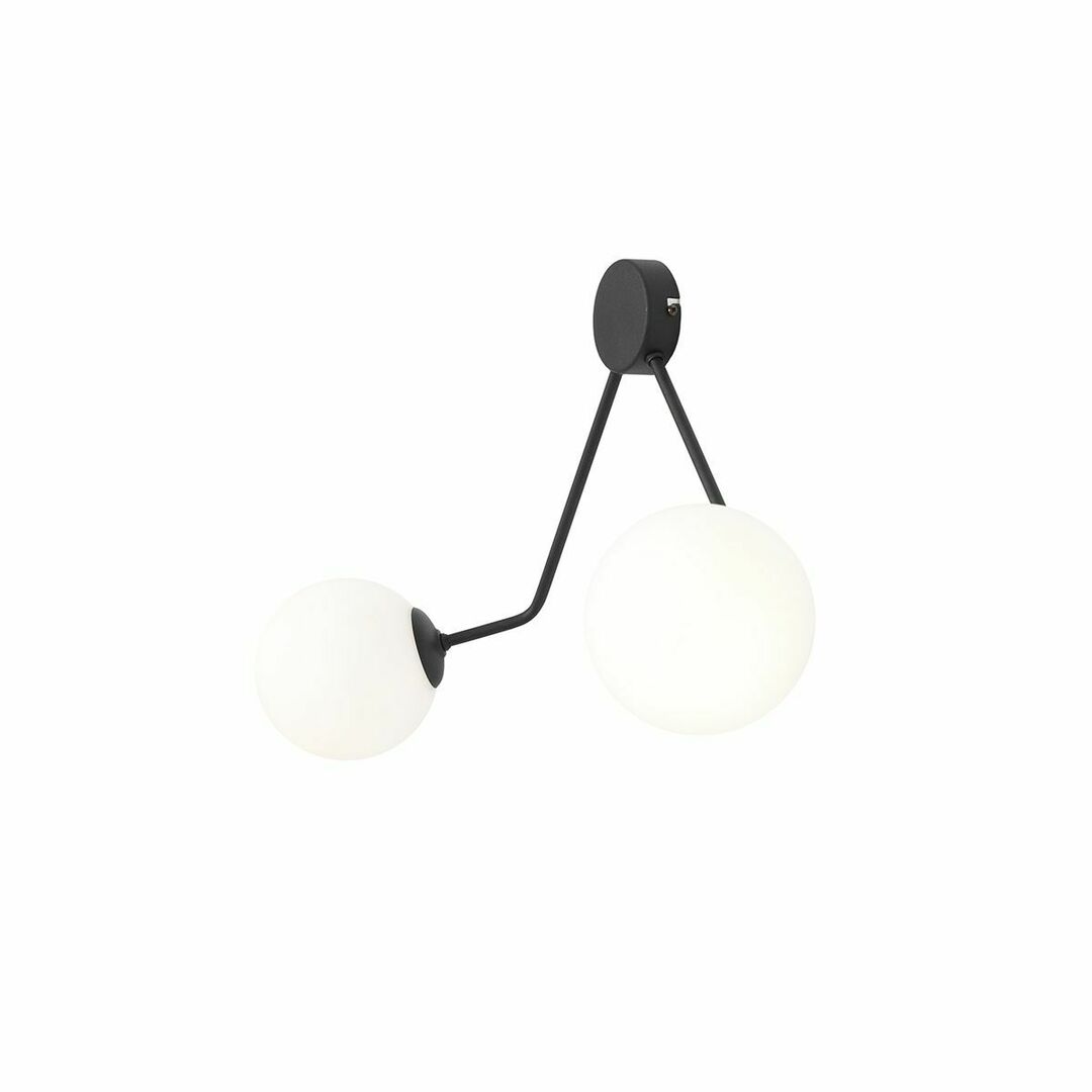Wall lamp Aldex Holm 2 Black 1082D1