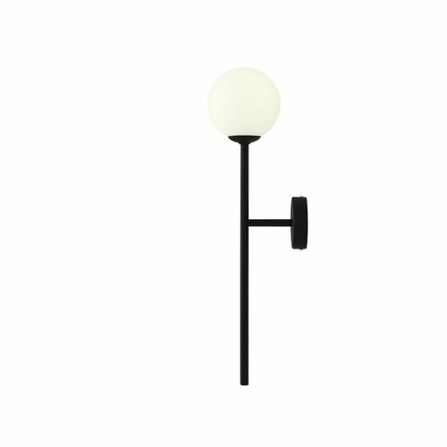 Check Wall Lamp Aldex Bosso Black Metal Glass E14 1087C1