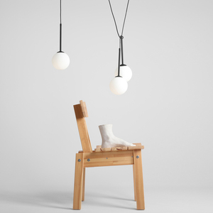 Aldex Bosso 3 Black Pendant Light Metal Glass E14 1087E_1 small 5