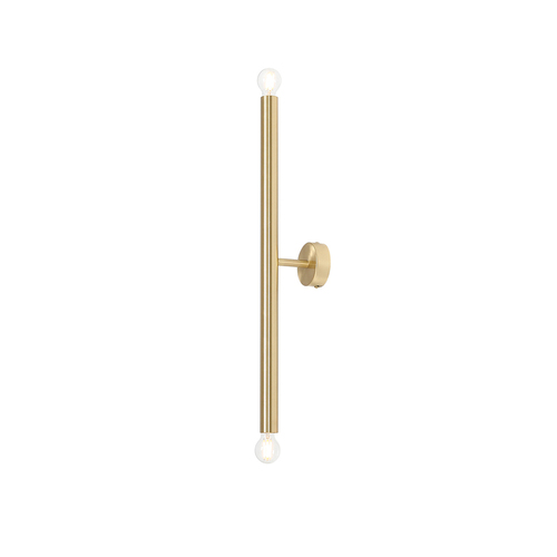 Check Aldex Tubo 2 Brass S Wall Light E14 60cm Metal 1072D40_S