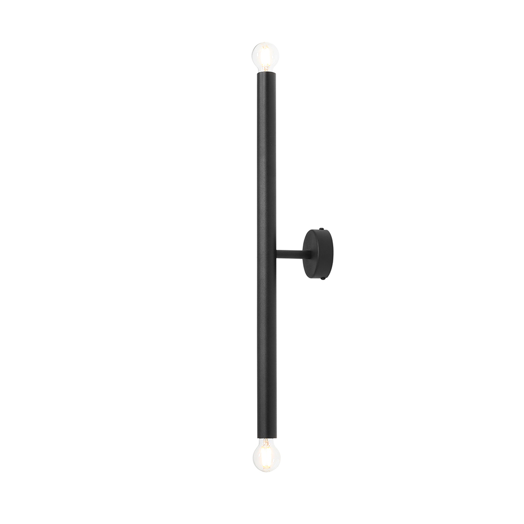 Aldex Tubo 2 Black S Wall Lamp E14 Metal 60cm 1072D1_S