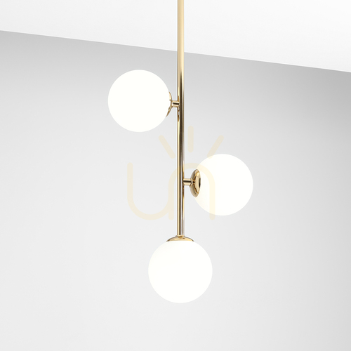 Check Aldex Libra 3 Gold ceiling light, 3 × E14, 1094PL_E30