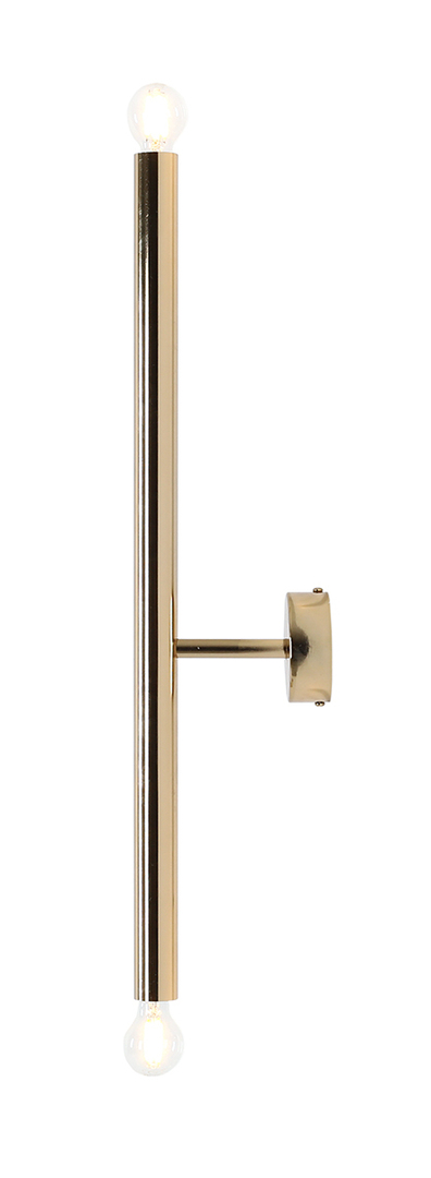 Aldex Tubo 2 Gold S Wall Lamp E14 Metal 60cm SKU 1072D30_S