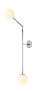 Aldex Pure Chrome Vertical Wall Light 2xE14 Metal Glass 1064D4_2 small 0