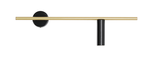 Check Aldex Trevo Wall Lamp Black Brass Right 60 cm 1083C40_2