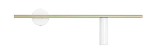Check Aldex Trevo Wall Lamp White Brass Right 60 cm SKU 1097C40_2