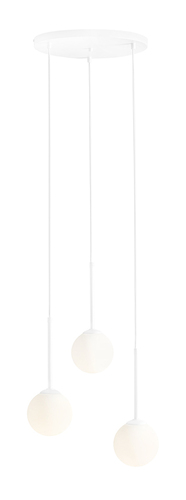 Check Aldex Bosso 3 Ring White Pendant Light 1087E_R