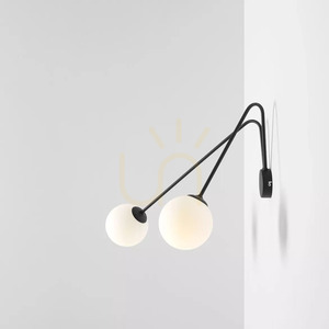 Aldex Holm L black wall light, 2×E14, 72 cm, 1082D1_L small 4
