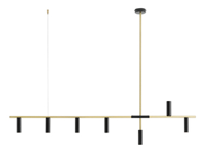 Aldex Trevo 7 Black Brass Metal Pendant Lamp 1083T40 small 0