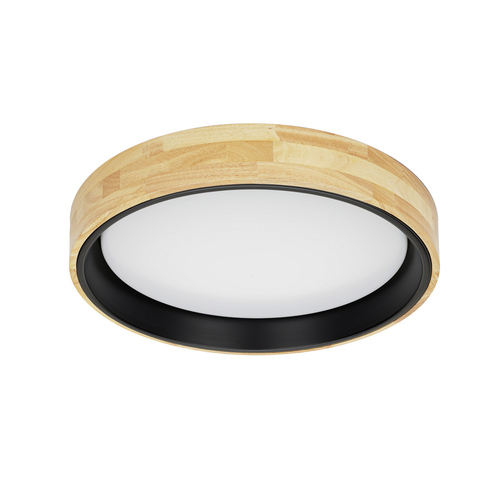 Check Italux Campelo Plafond Wood White Round 45 cm LED 4000K PLF-4350-25W-WD-BK-4K