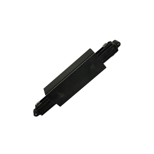 Check Track Connector Italux Marvi Black Plastic Brass TRL-H1C-CONN-LONG-BL