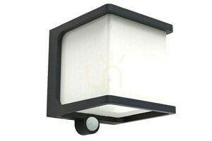 Outdoor Wall Lamp Lutec DOBLO Anthracite LED 8W Motion Sensor 6940101125 small 0
