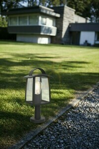 Outdoor Standing Light Lutec Kelsey 7273604012 Black Aluminum 40cm small 1