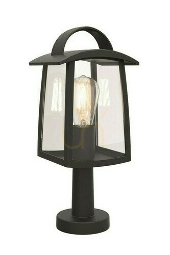 Check Outdoor Standing Light Lutec Kelsey 7273604012 Black Aluminum 40cm