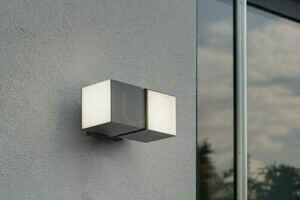 Outdoor Wall Lamp Lutec CUBA LED 23W 1000lm 4000K Anthracite 5193808118 small 2