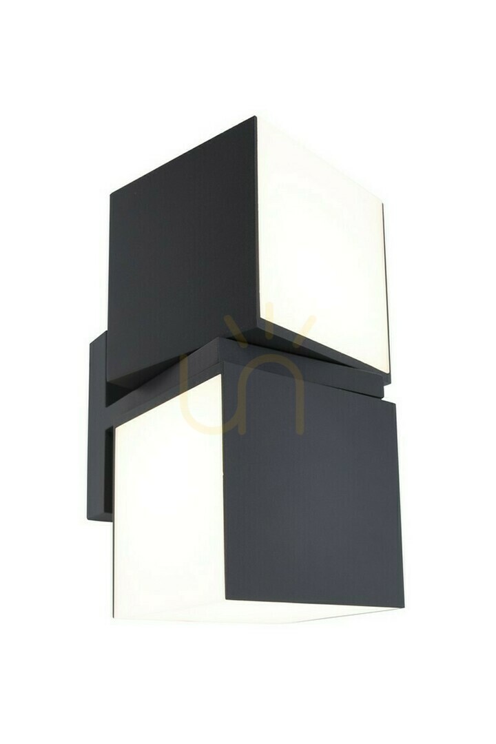 Outdoor Wall Lamp Lutec CUBA LED 23W 1000lm 4000K Anthracite 5193808118