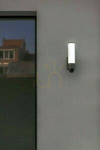 Outdoor Wall Lamp Lutec Elara LED Silver Stainless Steel 33.4 cm 5267106001 small 1
