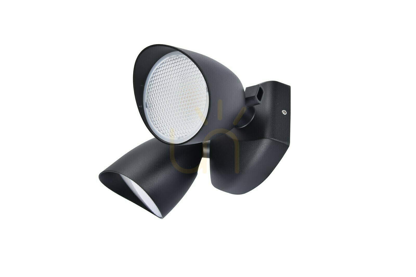 Outdoor Wall Lamp Lutec SHRIMP LED 23.5W Black 7622221012