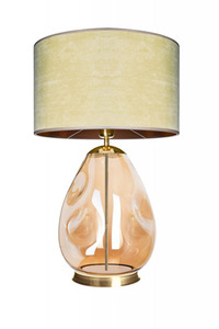 STORM L Transparent Handmade Table Lamp - Famlight small 2