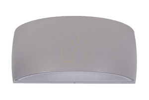 NORLYS Vasa 120AL E27 Outdoor Wall Light, Light Grey RAL 9006 small 8