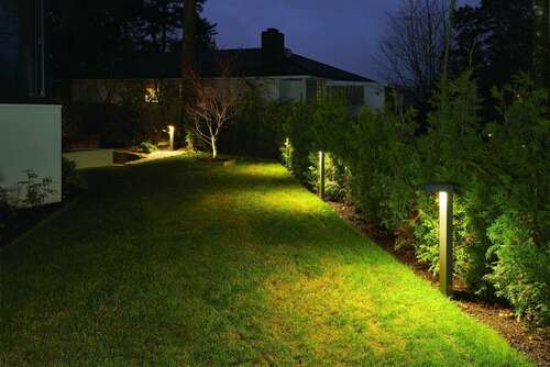 Check Outdoor Post Light NORLYS Asker Black 85 cm LED 1311GR
