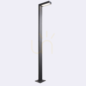 LED garden post light NORLYS Asker Pole PRO 1366GR graphite RAL 7016 216 cm 7.9 W 3000 K small 7
