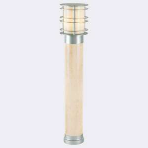Light post Stockholm 1423 galvanized+wood 85cm E27 Norlys small 0