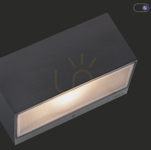Outdoor wall lamp ASKER 1511 graphite 7016 8W 3000K Norlys small 1