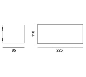 Outdoor wall lamp ASKER 1513GR Graphite RAL-7016 E27 - NORLYS small 5