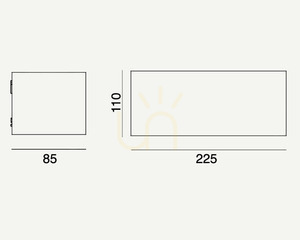 ASKER 1514 Aluminum 9006 E27 outdoor wall lamp Norlys small 4
