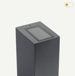 LILLEHAMMER 1582GR outdoor wall lamp in graphite RAL-7016 4W 3000K - NORLYS. small 2