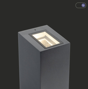 Outdoor wall lamp LILLEHAMMER 1583GR graphite 7,3W 3000K RAL-7016 - NORLYS small 1