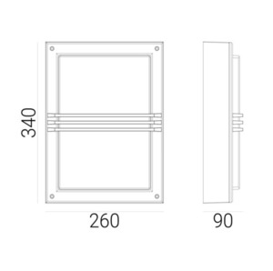 NORDKAPP 1620 GRAPHITE LED 10W 3000K NORLYS small 3