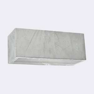 ASKER Big 1712 galvanized E27 outdoor wall lamp Norlys small 0