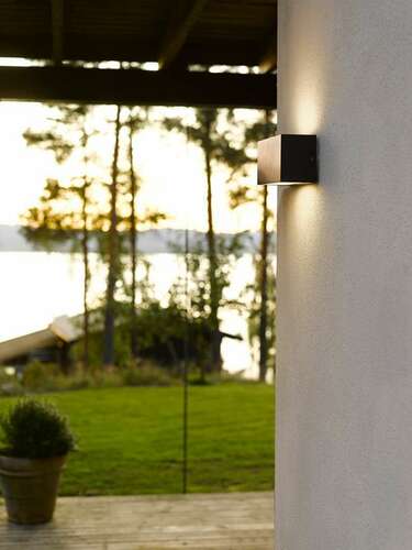Check Outdoor wall lamp ASKER Small Pro 1721 graphite 7016 9.9W 3000K Norlys