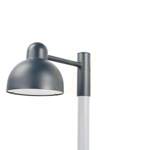 Norlys KOSTER 1913GR post-top luminaire, graphite RAL 7016, LED 17.5 W 3000 K, for Ø60 mm pole small 2