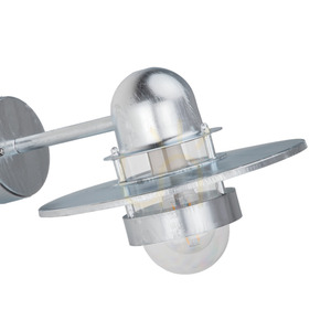 Norlys Bergen 270GA Outdoor Wall Light, Hot-Dip Galvanised, E27, IP55 small 4