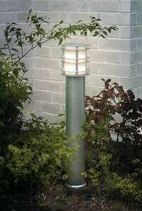 Light post Stockholm 298 galvanized 49cm E27 Norlys small 6