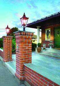 CHELSEA 956CO E27 copper 72 cm garden lantern - NORLYS small 2
