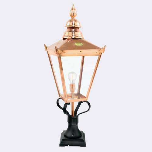 Check CHELSEA 956CO E27 copper 72 cm garden lantern - NORLYS