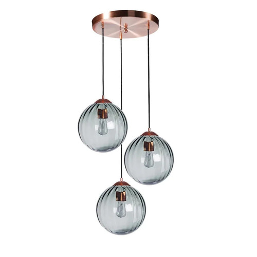Check Set of Arran optic Gray Famlight stainless steel ceiling pendant lamp