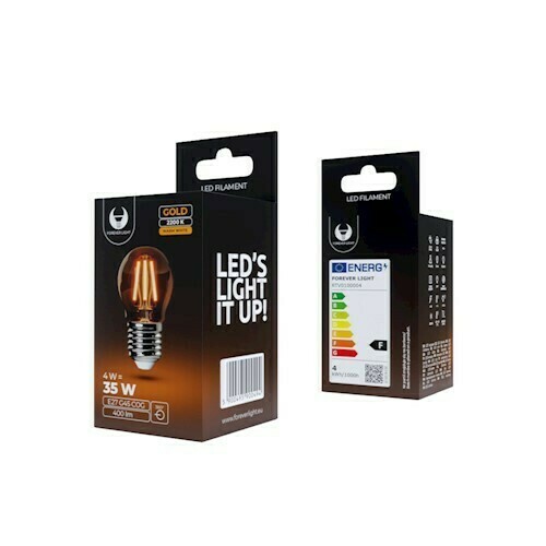 Check LED Filament bulb for garlands gold 4W 2200K 400lm
