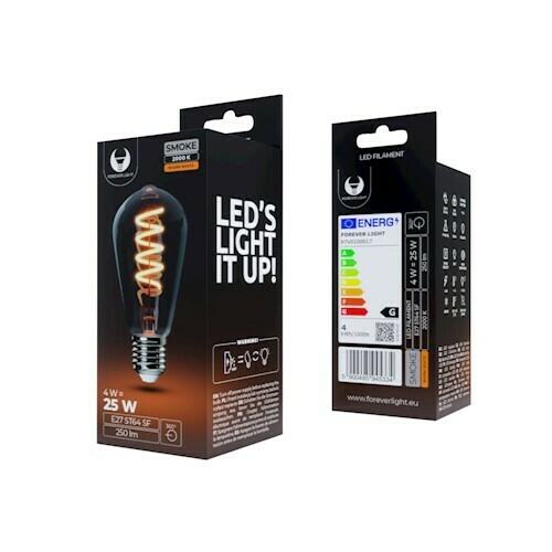 View LED Filament bulb for garlands smoky 4W 2000K 250lm LED Filament bulb for garlands smoky 4W 2000K 250lm