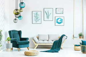 Modern pendant lamp Bacan set mix brass 1 Modern pendant lamp Bacan set mix brass small 1