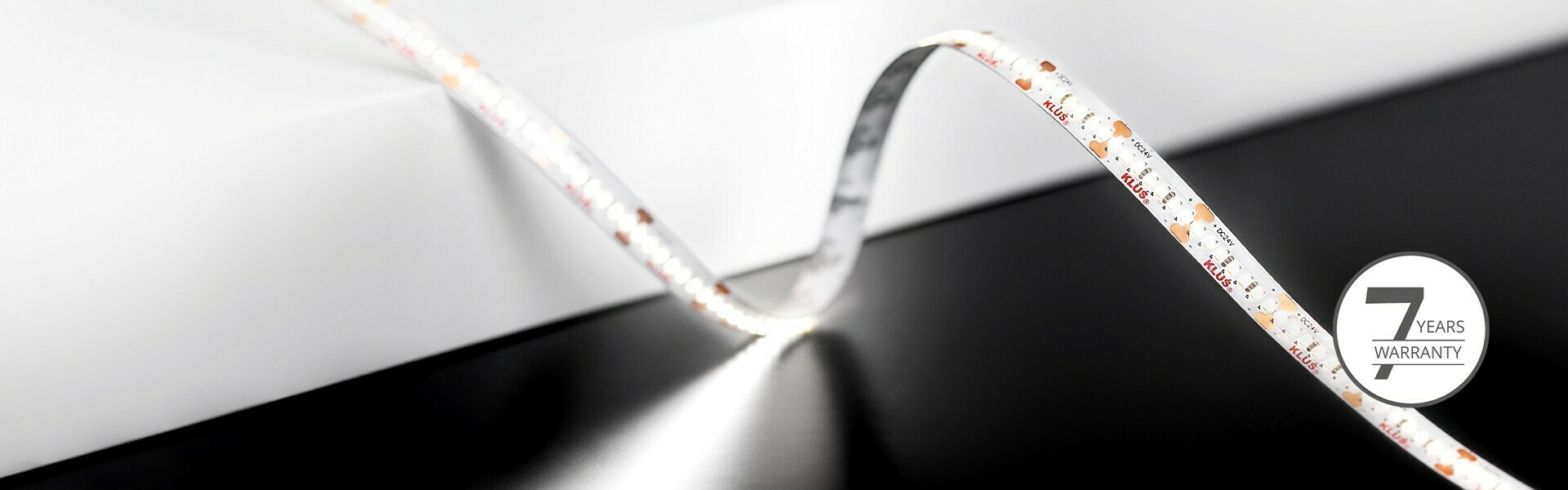 Check KLUŚ LED tape K-40-0960-24V 9.6W/m 4000K roll 5m KLUŚ LED tape K-40-0960-24V 9.6W/m 4000K roll 5m