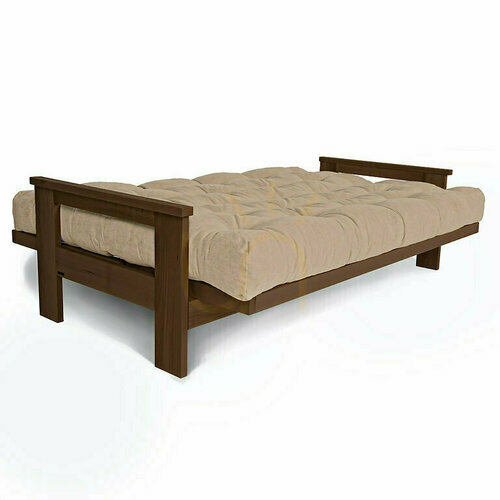 Check WoodMan MEXICO Beige Walnut Beech Wood Sofa Bed 210x145 cm WUA-00637