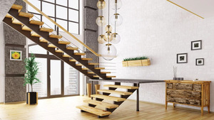 Famlight Muna pendant lamp, 10 mix-lister globes, brushed brass 26-RF33001 small 1