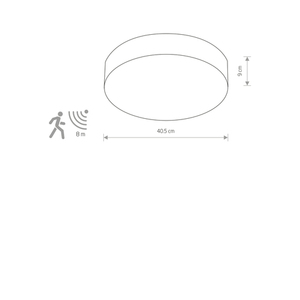 Plafond ARENA SENSOR 10177 Nowodvorski small 3